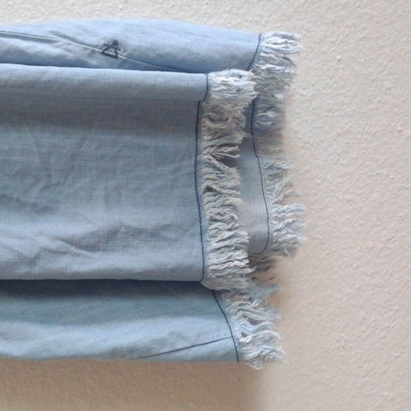 Revolve Denim overall jumper mini dress with adjustable shoulder straps - Picture 5 of 7